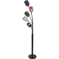 Ledvance LED Armatuur E14 | Decor Felt Weaving Cans Floor 5XE14 Multicolor