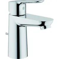 GROHE Bau Edges wastafelkraan met ketting chroom 23329000