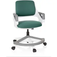 Hjh OFFICE Kinder bureaustoel KID FLEX netstof petrol