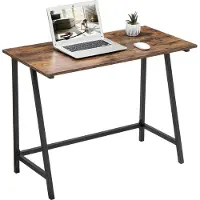 Vasagle Industrieel bureau 100 x 50 cm ruimtebesparend