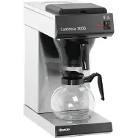 Bartscher Contessa 1000 Ed koffiezetapparaat voor professioneel gebruik, 1,8 liter, met glazen kan