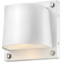 HINKLEY LED Wand Buitenlamp Scout | 8W 3000K 560Lm 30 | IP44 | Dimbaar | Satin White