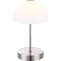 Globo Tafellamp Snowflake nikkel