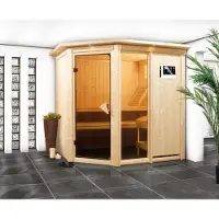 Karibu | Fiona 1 Sauna | Kachel 9 kW Geïntegreerde Bediening