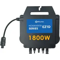 EnjoySolar APsystems EZ1D-EMEA 1800W micro-omvormer, inclusief geïntegreerd WLAN en Bluetooth, geschikt voor balkoninstallaties, 0% BTW.