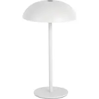 Arcchio LED oplaadbare tafellamp Thenra, wit, muurbeugel dimbaar, wit / opaal, metaal, Modern