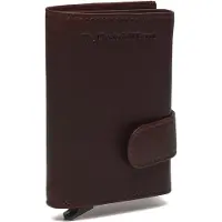 The Chesterfield Brand kaarthoes Frankfurt Cardholder Brown donkerbruin
