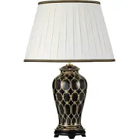 Elstead Lighting LED Tafellamp Taipei | 1X E27 Max 60W | Black and Gold