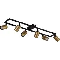 LINDBY Plafondlamp , Bravius, dimbare, Goud / Messing, Woonkamer, Metaal, Modern