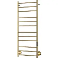 TVS Design Plus 12 elektrische handdoekradiator goud geborsteld 50x116cm