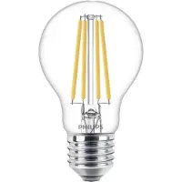 Philips gloeilamp, 10,5 W, equivalent van 100 W, fitting E27, 1521 lumen, 15000 uur, koel wit licht