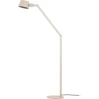 LUCANDE Vloerlamp Silka, crème / amber, Werkkamer / Kantoor, metaal, Modern, vloerlamp