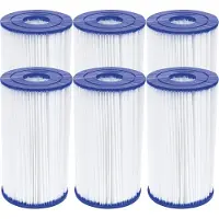Bestway Flowclear Filterpatroon, maat IV, 14,2 x 25,4 cm, voordelige set van 6