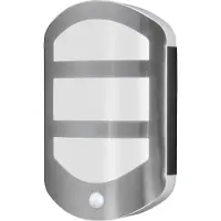 Osram HOMELIGHTING ENDURA Style Plate Wall Sensor 12.5W Stainless Steel 4099854461675 LED-buitenlamp (wand) LED 12.5 W Donkergrijs