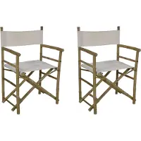 Voordeeldrogisterij Regisseursstoel Bamboe - 58 x 44 x 88 cm
