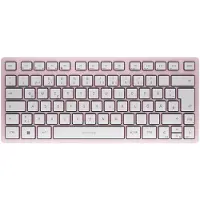 Cherry Draadloos Toetsenbord KW 7100 MINI BT JK-7100DE-19 QWERTZ DE Roze