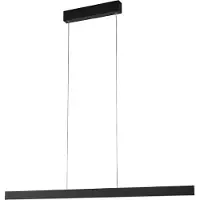 LUCANDE Slimme hanglamp Mylosh, dimbaar, zwart, Woon-/ Eetkamer, Aluminium, Modern, Slimme hanglamp