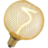 Ledvance LED lamp E27 | Globe G125 | Goud | Decor Spiral | 1800K | Dimbaar | 3.5W (18W)