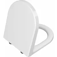Vitra S50 toiletzitting | Toiletzitting van Duroplast met zachte sluiting | Witte toiletdeksel | Quick Release-functie