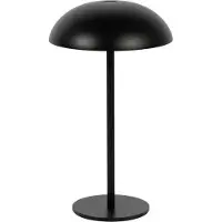Arcchio LED oplaadbare tafellamp Thenra, zwart, muurbeugel dimbaar, zwart, metaal, Modern