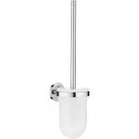 GROHE QuickFix Start - Wandgemonteerde toiletborstel met houder, glas/chroom 41185000