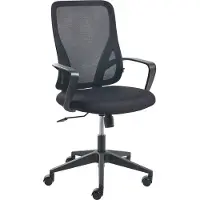 Beliani LUMA - Bureaustoel - Zwart - Mesh