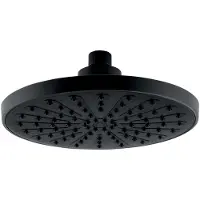 Novaservis - Hoofddouche, diameter 20 cm, 1-jet, zwart mat RUP/200,5