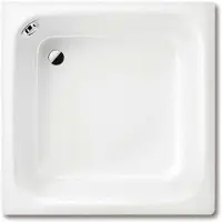 Kaldewei Advantage - Vierkante douchebak Sanidusch 495, 80x80x25 cm, wit - douchebak, Perl-Effect, zonder polystyreen steun 332000013001