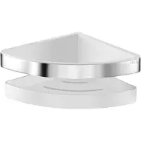 Keuco Collection Moll - Hoekplanchet, wit/chroom 12757010000