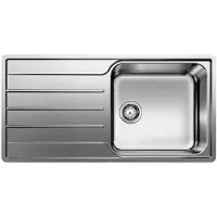 BLANCO Lemis XL 6 - Spoelbak, 100x50 cm, geborsteld rvs 523034
