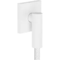 Hansgrohe FixFit Fine E - Wandaansluitbocht, mat wit 28883700