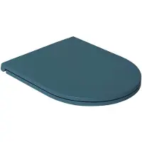 Isvea Infinity Slanke toiletbril, Soft Close, Easy Take, matgroen Petrol