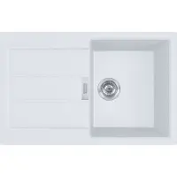 Franke Sirius 2.0 - Tectonite spoelbak S2D 611-78, 78x50 cm, wit 143.0613.581