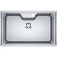 Franke Bell - Spoelbak BCX 610-75, 81x51 cm, roestvrij staal 101.0693.352
