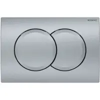 Geberit Delta01 - Bedieningsplaat, mat chroom 115.107.46.1