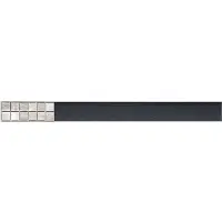 Alca - Roestvrij stalen rooster FLOOR 75 cm, voor het plaatsen tussen tegels FLOOR-750