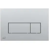 Alca Thin - Bedieningsplaat, mat chroom M572