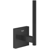 GROHE QuickFix Start Cube reserve toiletrolhouder - Matte Black
