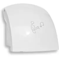 Novaservis - Elektrische handdroger met sensor, wit 69091,1