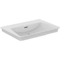 Ideal standard La Dolce Vita - Wastafel, 66x47 cm, met overloop, zonder kraangat, wit E270001