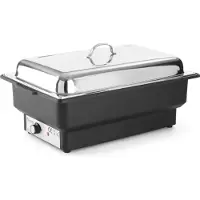 Super Merchant Chafing Dish Tellano, Warmhoudplaat, Zwart