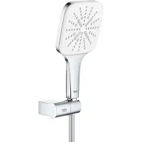 GROHE Badset Rainshower SmartActive 130 Cube Verstelbaar Met Doucheslang Chroom