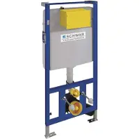 Schwab bademoden Duplo Wc 199 inbouwreservoir voor droge opstelling 3/6l, DN110mm