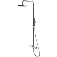 Omnires Y - Doucheset met kraan, diameter 25 cm, chroom Y1244MCR