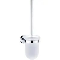 Nimco Unix - Closetborstelgarnituur, wandmontage, mat glas/chroom UN 13094WN-26