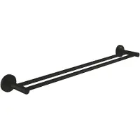 GROHE Start dubbele handdoekhouder - 654 mm - Twee rails - Matte Black