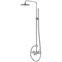 Steinberg 100 - Doucheset met douchekraan, diameter 20 cm, chroom 100 2760