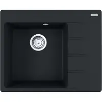 Franke Centro - Fragraniet spoelbak CNG 611-62 TL/2, 62x50 cm, mat zwart 114.0637.495