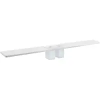 Sapho Abeline Planchet + 2x beker, 100cm, Rockstone, mat wit