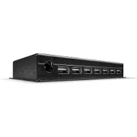 Lindy 42794 USB-HUB 2.0 Metall Hub, 7 Port, mit Euro Netzteil